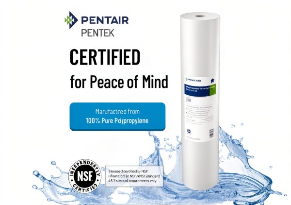 Pentek Sediment Water Filter NSF Certified Polypropylene-2