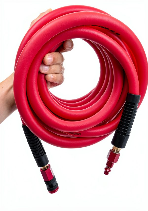 SYXQT Hybrid Air Hose Rubber PVC 300PSI 100FT 3/8 Inch-2