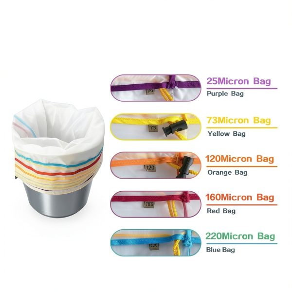 Hebishiou 5 Gallon Nylon Filter Bags Industrial Filtration-2
