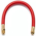 Hromee Red Rubber Air Hose 12 Inch 300 PSI HR4163-0