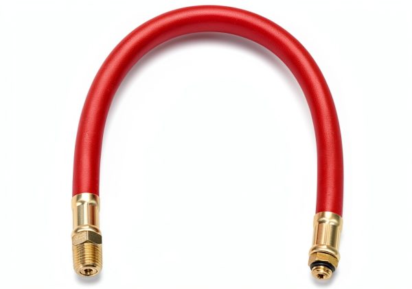 Hromee Red Rubber Air Hose 12 Inch 300 PSI HR4163-0