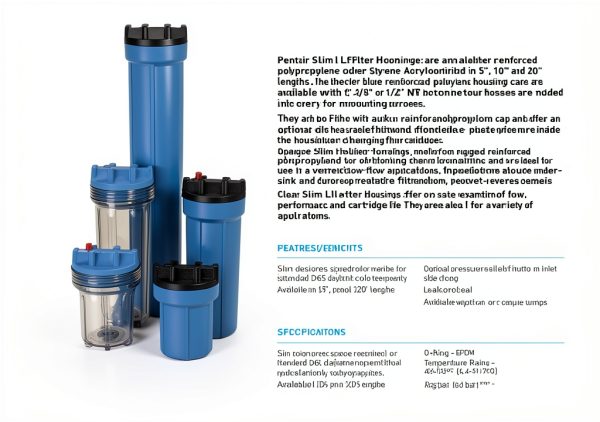 Pentair Filter Housing Slim Design Clear Sump Industrial-1