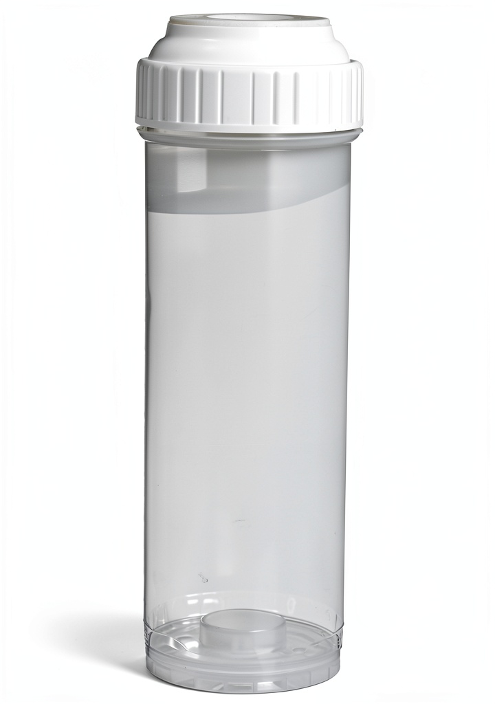 Hydronix water filter cartridge installed under a sink