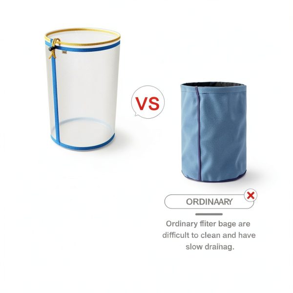 Hebishiou 5 Gallon Nylon Filter Bags Industrial Filtration-5