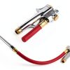 Hromee Red Rubber Air Hose 12 Inch 300 PSI HR4163-1