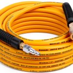 Hromee 50ft Air Hose PVC Rubber Hybrid 300 PSI-0