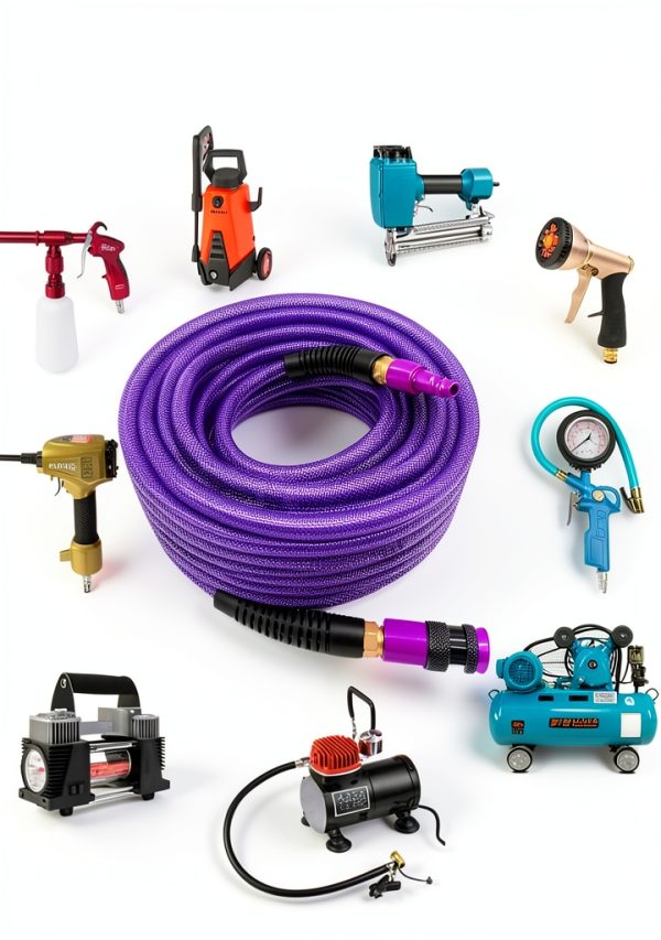 SYXQT Polyurethane Air Hose Flexible Durable 100FT Purple-6
