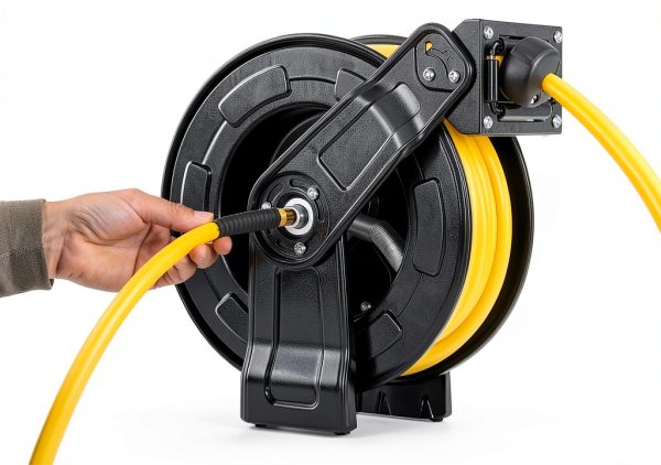 HOOTSUM Air Hose Hybrid Material 4ft High Flow Brass-5