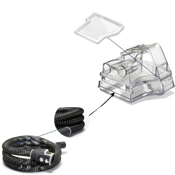 RespiraX S10 Air Hose Gray Plastic Medical Grade-3