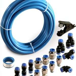 MSAEIQUN Air Hose Polyurethane Blue 8mm x 10M Pneumatic-0