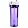Hydronix Filter Housing 10 Clear Body White Cap NSF-0
