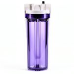 Hydronix Filter Housing 10 Clear Body White Cap NSF-0