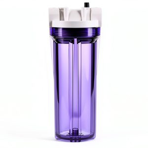 Hydronix Filter Housing 10 Clear Body White Cap NSF-0