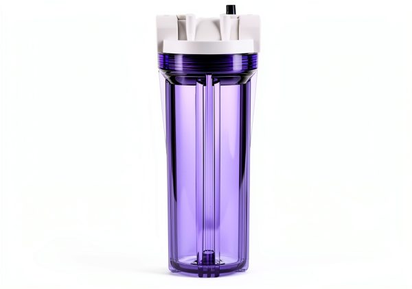 Hydronix Filter Housing 10 Clear Body White Cap NSF-0
