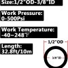 Qolekog Nylon Air Hose Black 500 PSI Heavy Duty-1