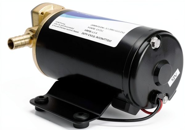 YaeMarine 12V 3.2GPM (12.0LPM) Impellor Gear Pump Self Priming Reversible for Diesel Lubricants Machinery Fuel Scavenge Oil Transfer (Black)-8