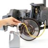 HKZTUY Gear Oil Pump with 3/8" Swivel and 8mm/10mm Adapters for-2