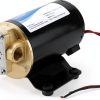 YaeMarine 12V 3.2GPM (12.0LPM) Impellor Gear Pump Self Priming Reversible for Diesel Lubricants Machinery Fuel Scavenge Oil Transfer (Black)-3