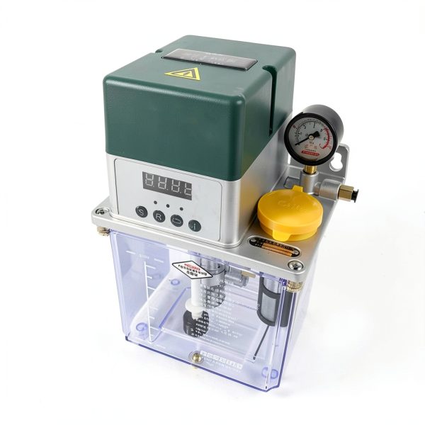 Automatic Lubrication Oil Pump JARYANNIX 220V 2L Gear Pressure Gauge-1