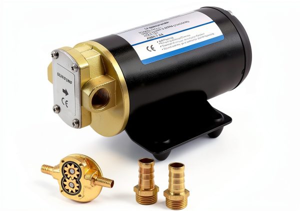3.2GPM Gear Pump 12V Self-Priming Oil Transfer – Yenergy GP-3.2-12-0