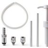 HKZTUY Gear Oil Pump with 3/8" Swivel and 8mm/10mm Adapters for-1