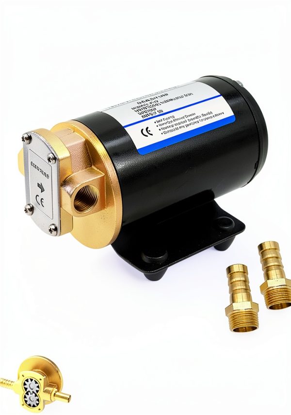 3.2GPM Gear Pump 12V Self-Priming Oil Transfer – Yenergy GP-3.2-12-1