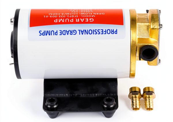 12V Self Priming Impeller Gear Pump AKWH 3.2 GPM Aluminum Heavy-Duty-6
