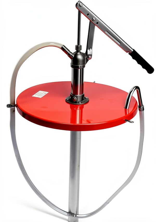 Gear Lube Pump Milton ZE336 with 5in Hose for 16 Gal Drum Red-0