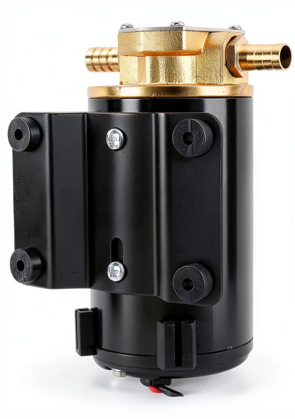 12V Self Priming Impeller Gear Pump Amarine Made 3.7 GPM Copper FP-12-4