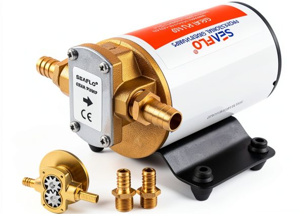 SEAFLO 12V Priming Impeller Gear Pump 3.2 GPM Transfer Reversible-0