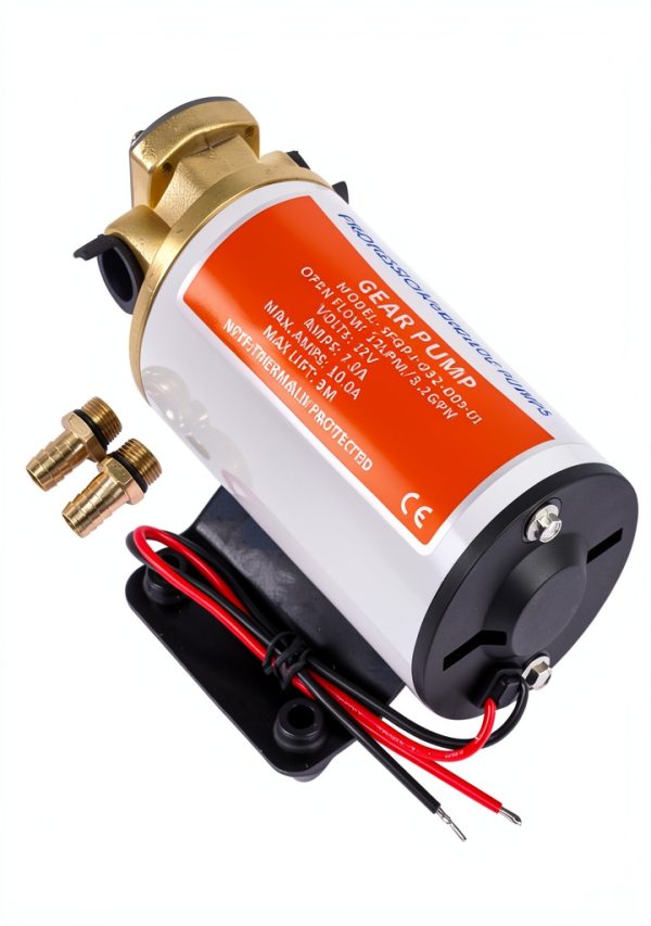 12V Self Priming Impeller Gear Pump AKWH 3.2 GPM Aluminum Heavy-Duty-1
